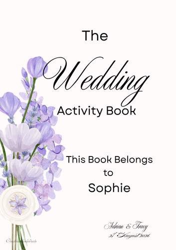 Kids wedding activity - activity, &