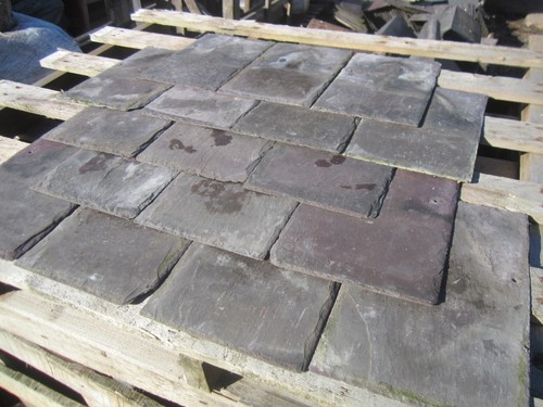 Roof slate 14x7 reclaimed - slate,