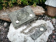 Distressed Grey Biker Cyclist