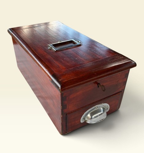 Antique gledhill wooden cash - antique,