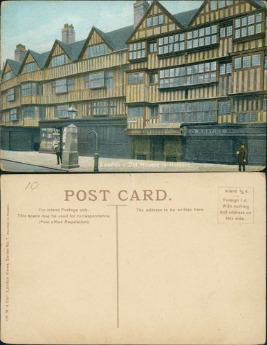 London old houses holborn - old, in