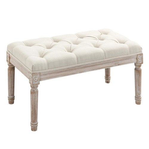 Bed bench tufted - bench, 80cm
