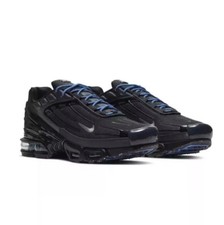 Size 10 UK Mens Nike Air Max Plus TN Tuned 3 Black Blue Brand New 24Hr Shipping*