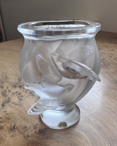 Signed lalique rosine - lalique, oval