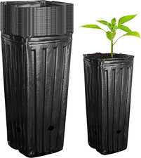 20Pcs Tall Tree Pots,Plastic
