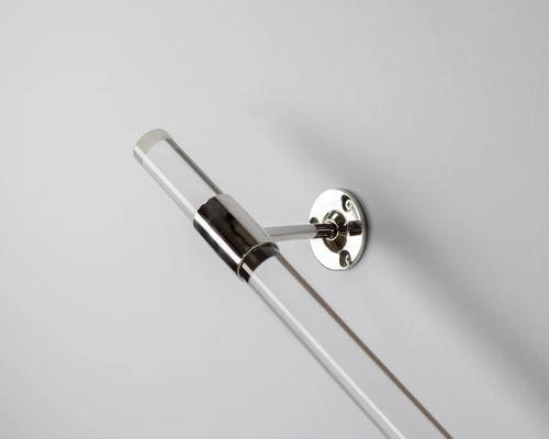 Modern lucite handrail - lucite,