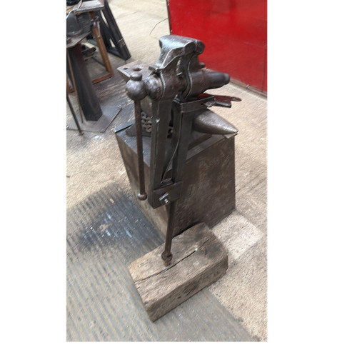 Vintage blacksmith leg - vintage,