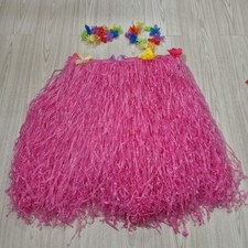 Hawaiian Fancy Dress Pink Hula