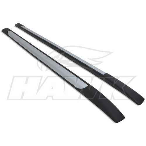 Aluminium roof rails black - rails, &