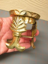 Gazing Ball Stand brass small crystal not included ornate WK