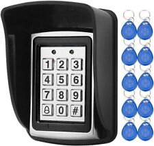 Waterproof RFID Keypad Access Control System, 1000 User Support, 10 Keyfobs