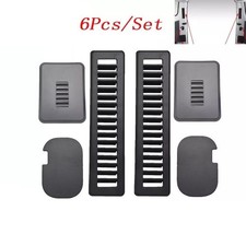 For Black Transit Custom Van C Pillar Rear Light Access Covers Camper Conversion