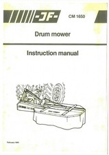 JF Drum Mower CM 1650 Operators Manual