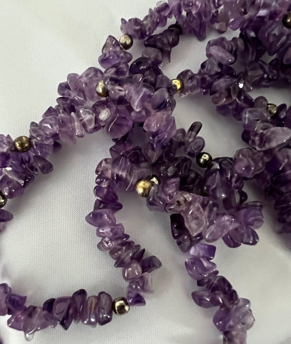 Vintage amethyst tumbled - vintage,