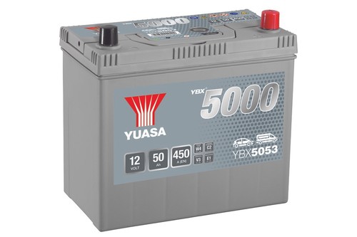 Yuasa car battery 12v - yuasa, 50ah