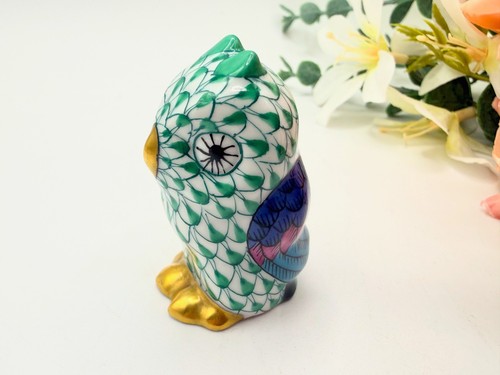 Vintage herend mini owl - vintage,