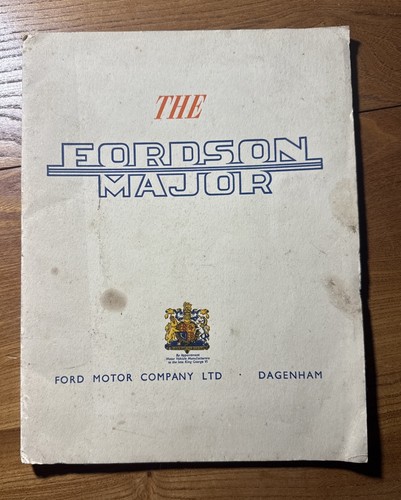 Fordson major pamphlet - major,