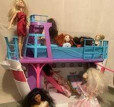 VTG Barbie Cruise Ship W/ 9