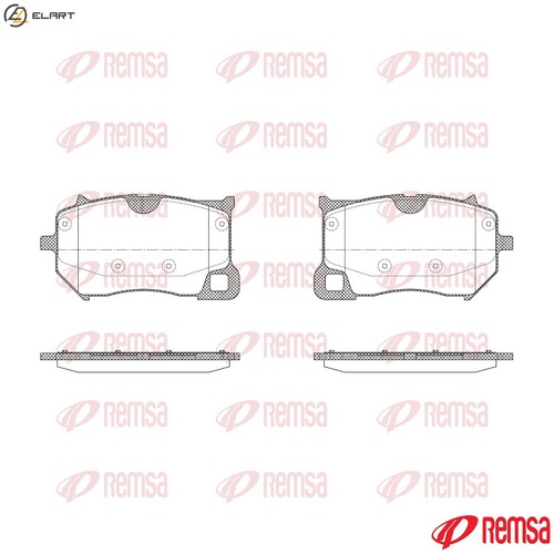 Brake pad set disc - pad,