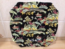 Royal Winton Grimwades "Pekin" Black Wilow Patern Hand Painted Chintz Plate 1951