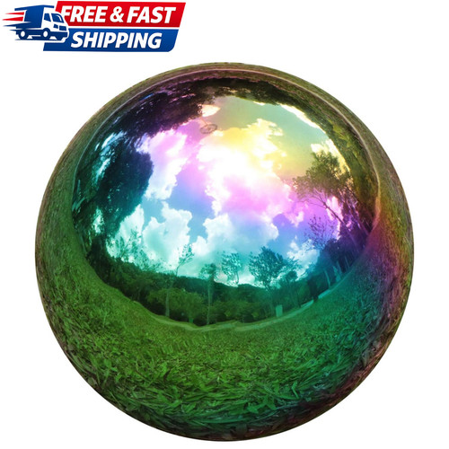 Rainbow gazing globe mirror - rainbow,