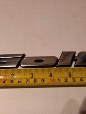 GENUINE MK3 VW GOLF BLACK & CHROME PLASTIC REAR BADGE EMBLEM. 1H6 853 687 AH 
