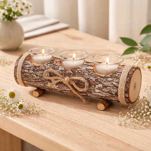 Resin wood effect triple - wood,