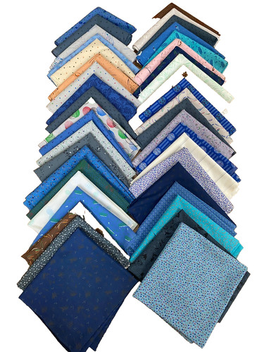 Fabric cotton mixed patterns - mixed,