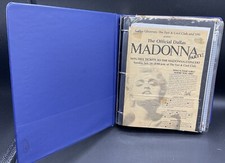 MADONNA VINTAGE SCRAPBOOK 1980’S 