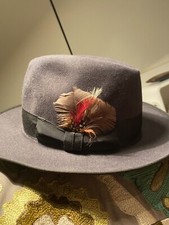 AKUBRA Vintage “Bogart”fedora.NWT Size 55