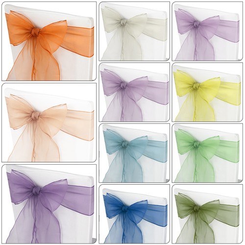 Organza chair sashes - organza,