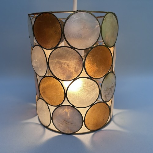 Capiz shell cylinder - capiz,
