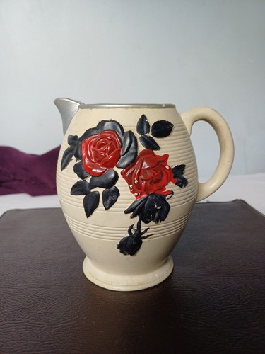 Vintage red rose cream - rose, on