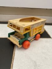 Vintage Fisher Price Camper Van Play People Children’s Toy 1973 Spares Repairs