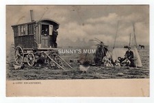 SOCIAL HISTORY, A GIPSY ENCAMPMENT, CARAVAN, TUCK'S