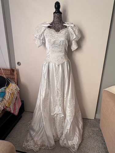 Vintage 1980s wedding - , dress