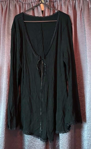 Black long sleeve goth