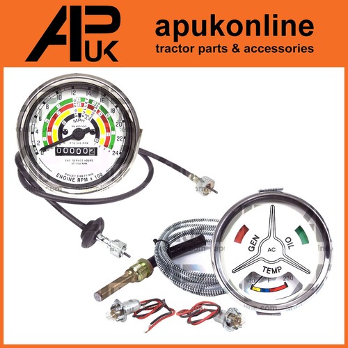 Tachometer rev water temp - rev,