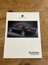 Porsche Exclusive Individually Built in Brochure Booklet