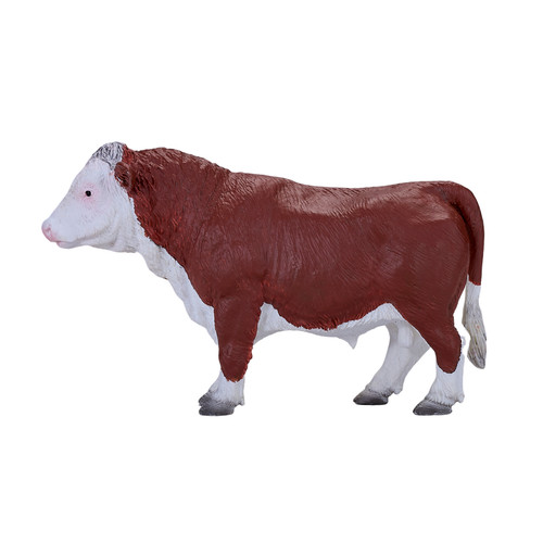 Hereford bull figurine - bull,