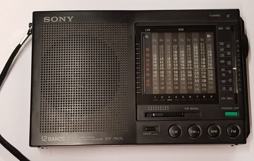 Rare vintage sony icf 7601l - rare,