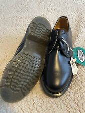 Black Leather Solovair Made in England Shoes