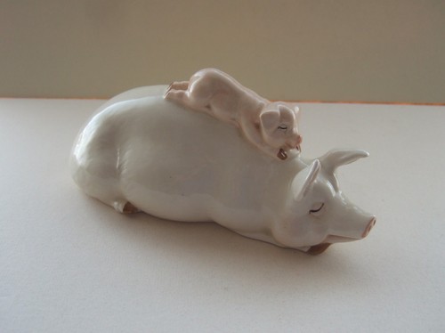 Vintage beswick pottery pig - vintage,
