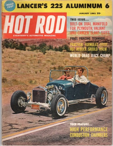 Hot rod magazine january 1961 - rod,