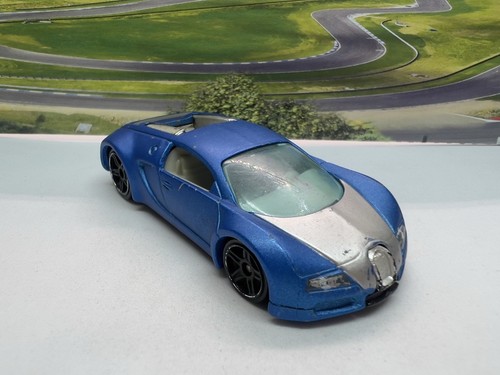 Hot wheels bugatti - wheels, blue