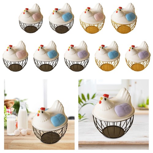 Chicken egg basket with - chicken,