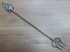 Vintage brass long handled