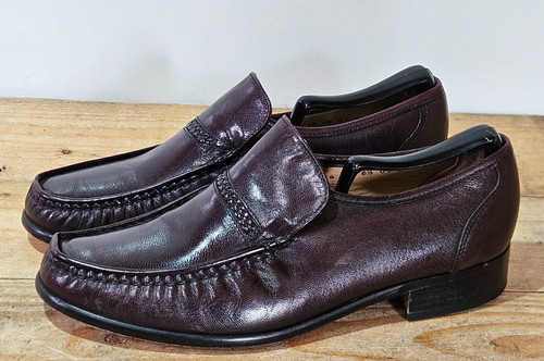 Grenson mens burgundy leather - mens,