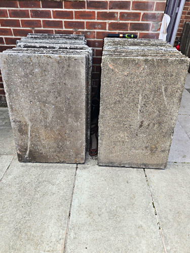 Grey rectangular stone paver - grey,