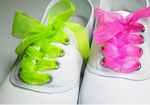 2cm wide flat shoelaces voile - 2cm,